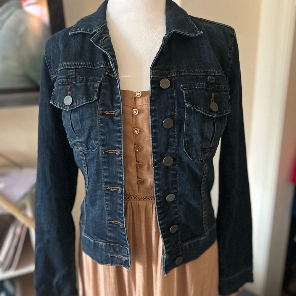 Kut from the Kloth Dark Blue Jean Jacket